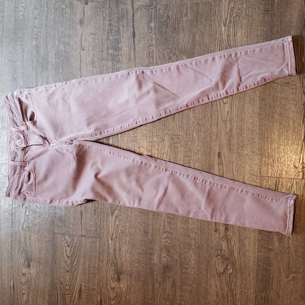 Dusty rose jeggings